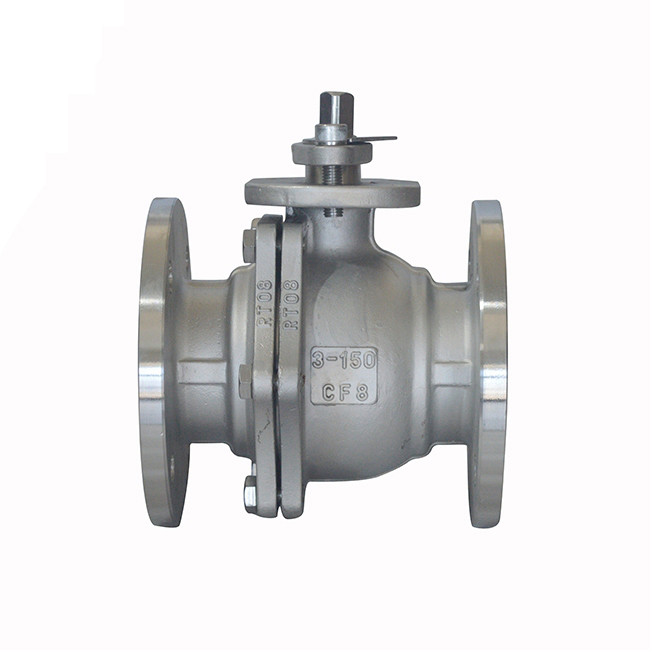 Stainless steel American standard flange ball valve